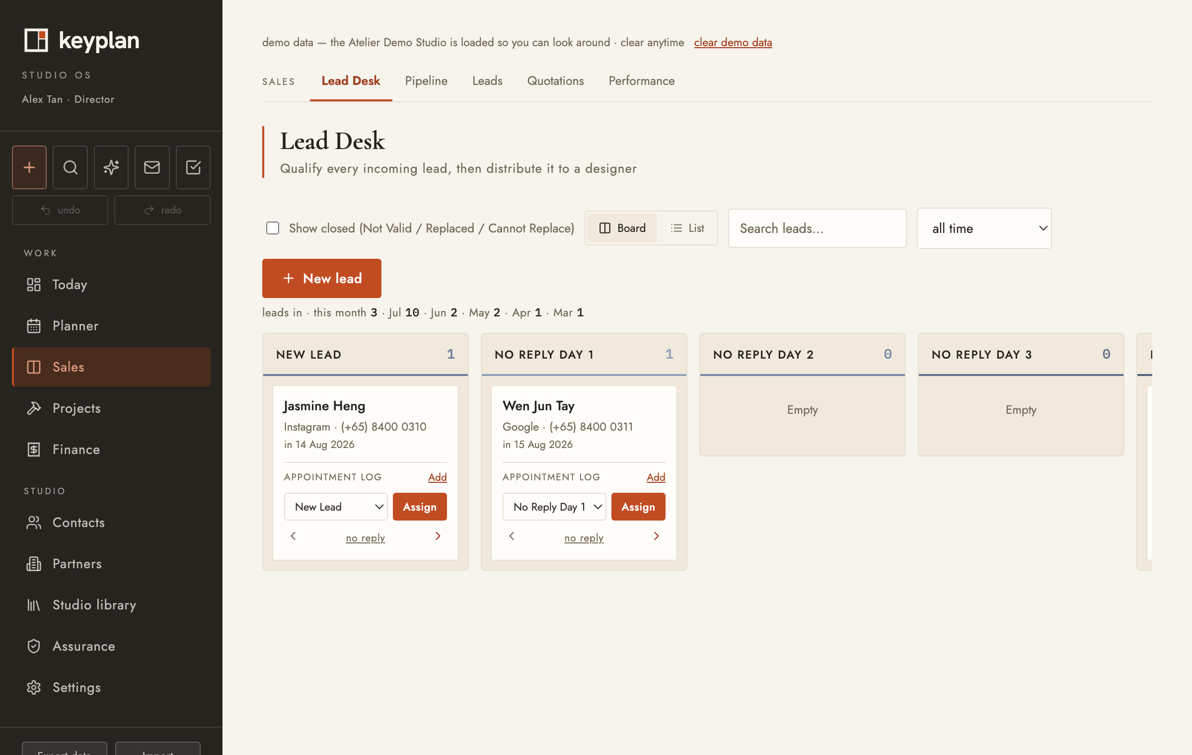 The Lead Desk: every enquiry qualified and assigned